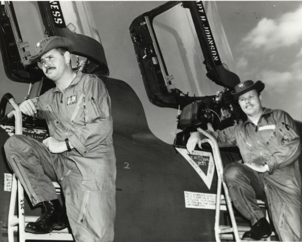 Leo Thorness and H. Johnson